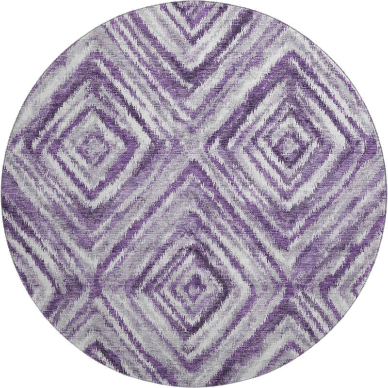 Premium Washable Super Soft Modern Diamond Mayfield Rug