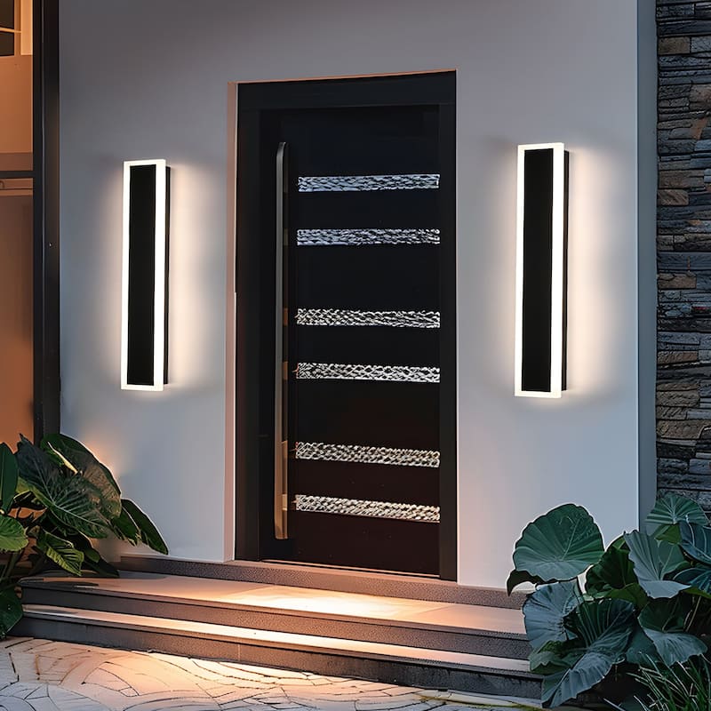 2-Pack 32" RGB Smart Outdoor Wall Lights