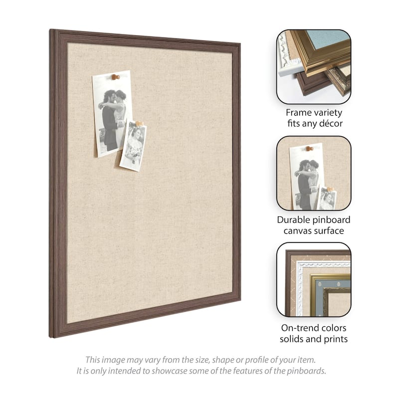 Kate and Laurel Pinboard Neutral Linen