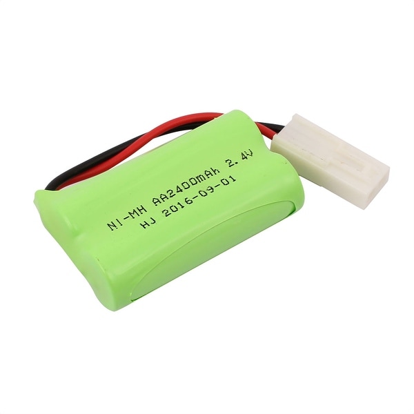 DC 2.4V 2400mAh Rechargable Ni-MH AA Battery Pack for RC Boat Aircraft