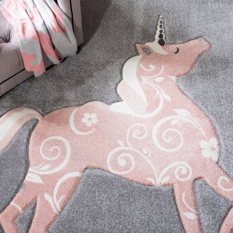 SAFAVIEH Carousel Kids Maronna Unicorn Rug
