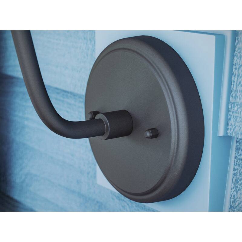 Kenroy Home Dale 1-Light Exterior Wall Sconce - Black - Large