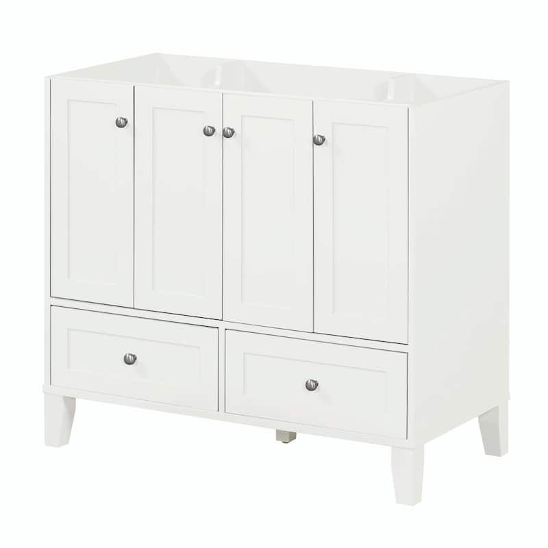 36'' Freestanding Bathroom Vanity with Resin Sink Combo