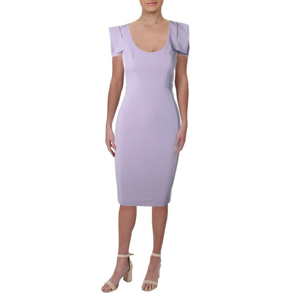 black halo purple dress