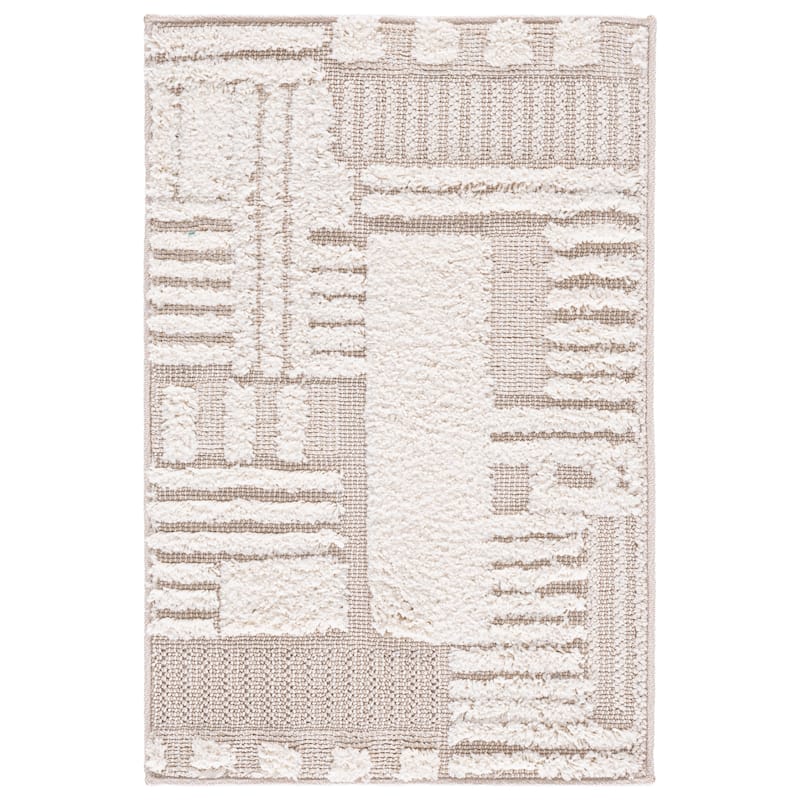 SAFAVIEH Trends Wilda Geometric Rug - 2'2" x 5' Runner - Beige/Ivory