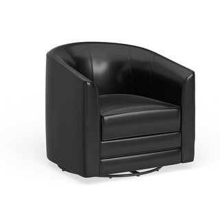Strick & bolton kemper deals faux leather upholstered accent chair