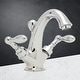 preview thumbnail 1 of 11, Brighton Single Hole Lever Style Two Handles Traditional Bathroom Faucet With Pop-up Drain Assembly