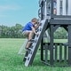 preview thumbnail 10 of 12, Backyard Discovery Whispering Point Light Gray Cedar Wood Swing Set - 15'3" x 11'6"