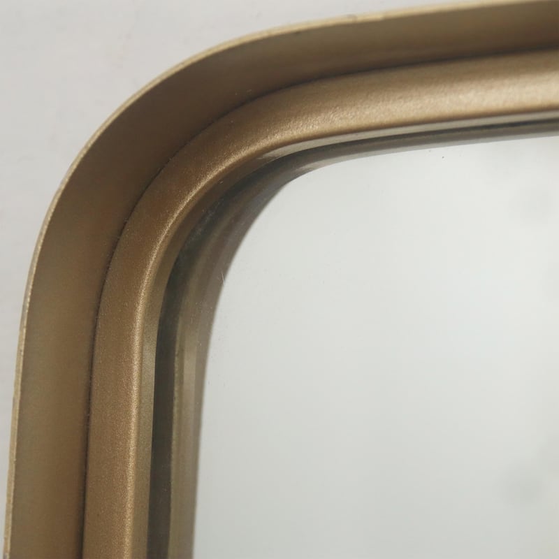 Shampagne Gold Bathroom Mirror Wall Decor,Hangs Horizontal or Vertical,24x36
