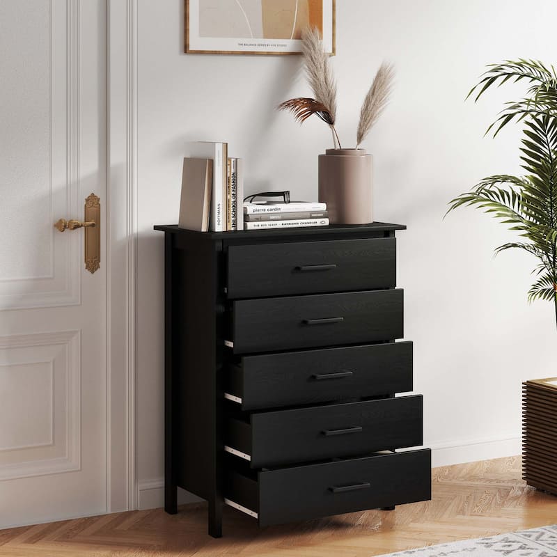 5-Drawer Dresser Multipurpose Clothes Organizer Chest of Drawers