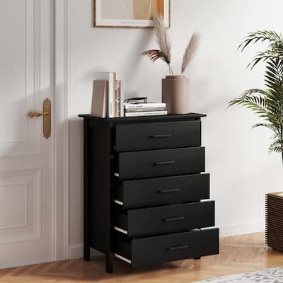 5-Drawer Dresser Multipurpose Clothes Organizer Chest of Drawers