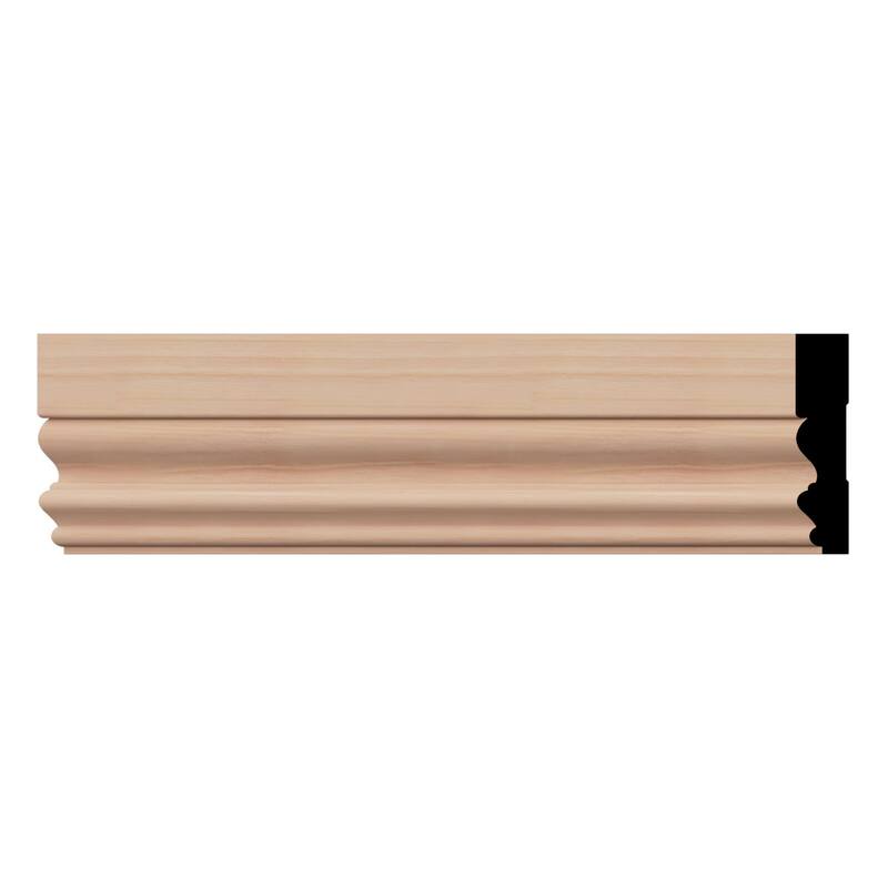 VICC 11/16-in D x 3-1/2-in W x 96-in L Americraft Solid Hardwood Stain Grade Victorian Casing Moulding - Cherry