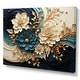 preview thumbnail 2 of 9, Designart "Liquid Ink Spiralscape II" Abstract Spirals Canvas Prints