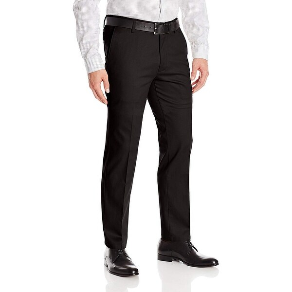 slim fit black khaki pants