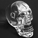 preview thumbnail 6 of 6, Juvale Crystal Skull, Glass Home Decor (2 x 3.4 x 3.4 in)