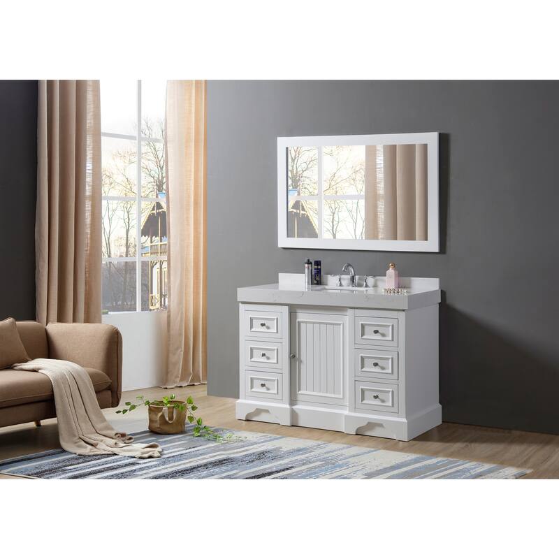 Kingswood 48 in. Vanity in White