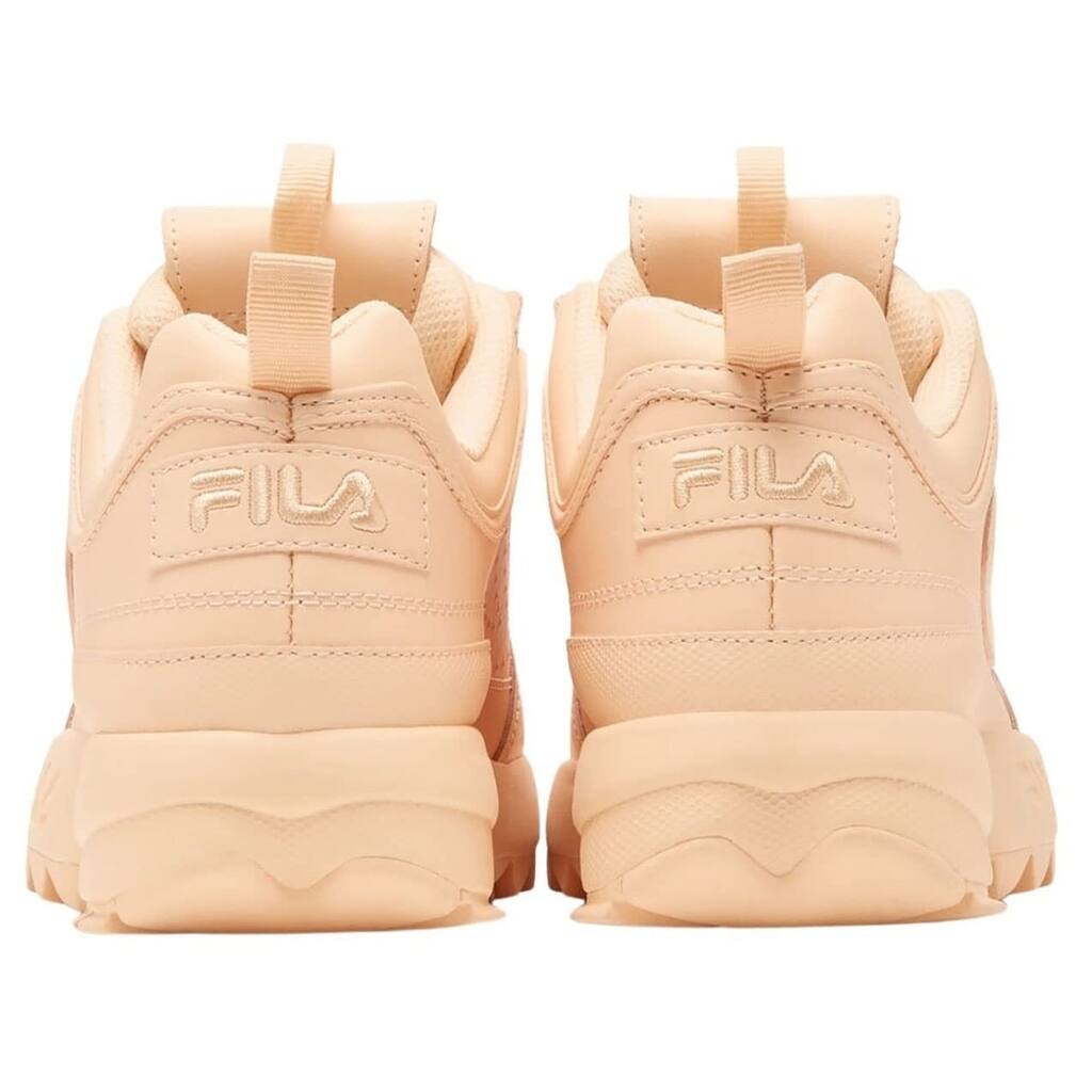 Fila Womens Disruptor Ii Sneakers 5 Tender Peach Nubuck Retro Inspired