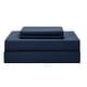 preview thumbnail 20 of 19, Lance Embroidered Applique Navy Microfiber 24-piece Bed In a Bag