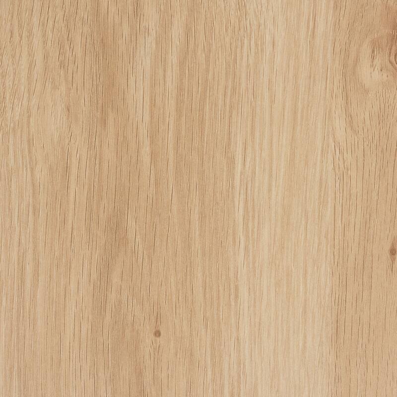 Dewitt Japandi Light Brown Finished Wood and Gold Metal 2-Drawer End Table