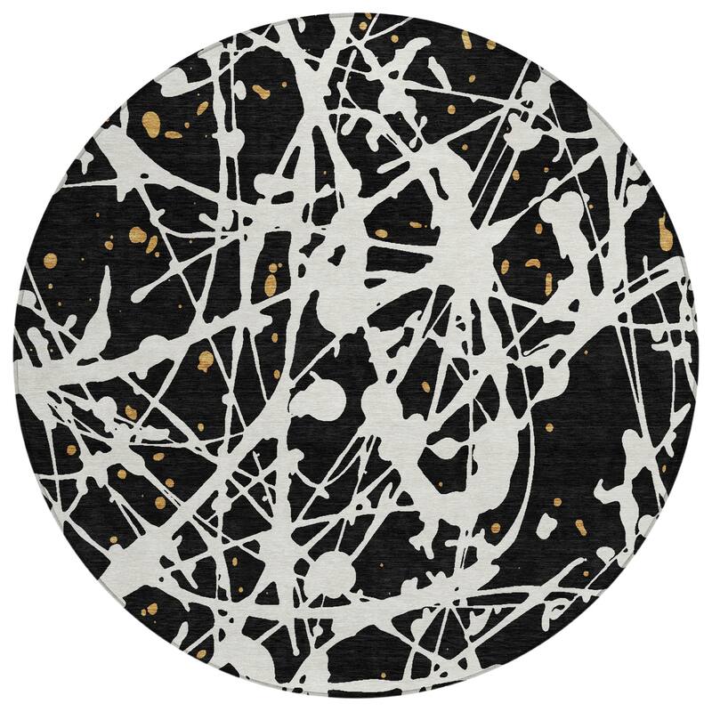 Machine Washable Indoor/ Outdoor Modern Campo Chantille Rug