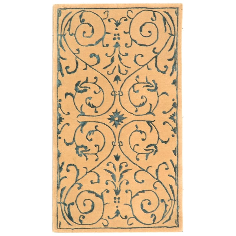 SAFAVIEH Handmade French Tapis Nonita Shabby Chic Oriental Wool