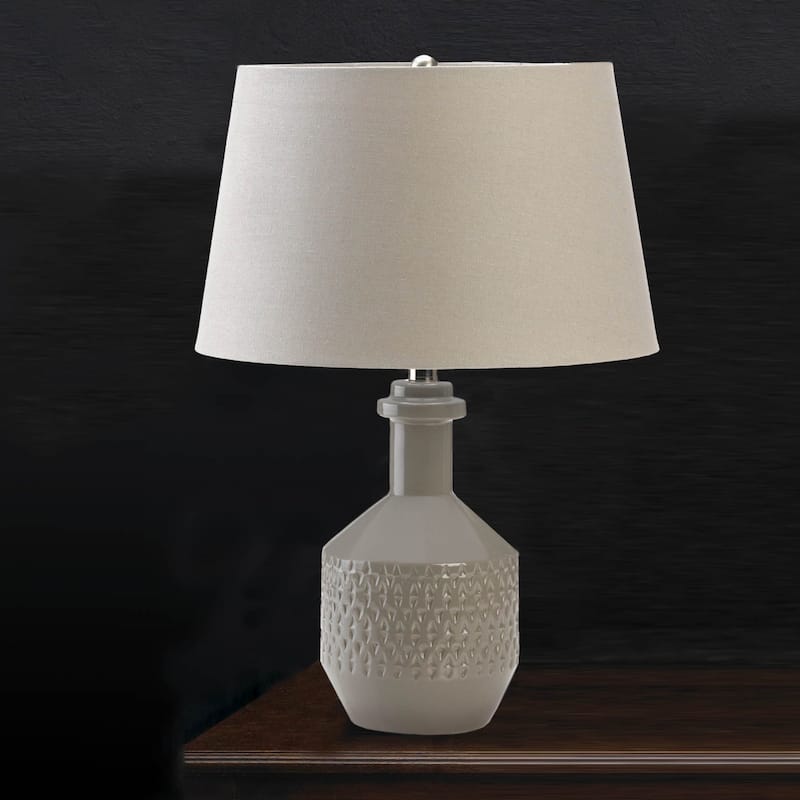 Margate Table Lamp with Shade - 10.25" - Gray