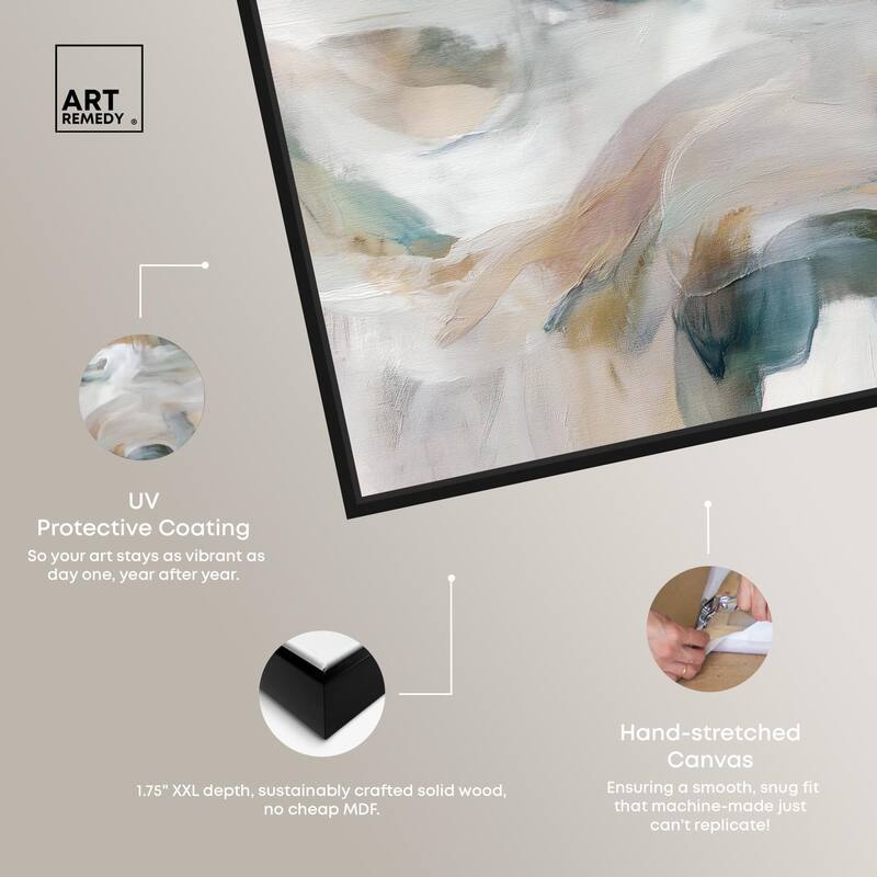 Whispering Colors IV Canvas by Art Remedy