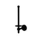 preview thumbnail 12 of 15, Allied Brass Retro Wave Collection Upright Toilet Tissue Holder Matte Black