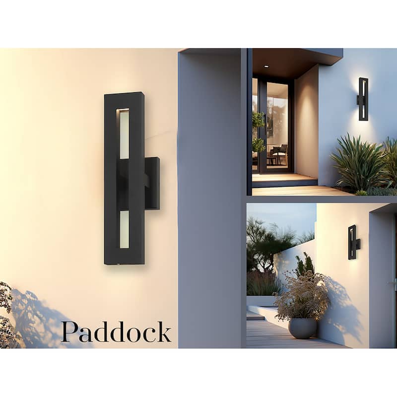 The Great Outdoors 73371-L Paddock 22" Tall LED ADA Outdoor Wall