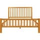 preview thumbnail 40 of 53, Hampton Wooden Platform Bed with Slatted Headboard and Footboard