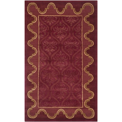 SAFAVIEH Couture Hand-knotted Nepalese Tudorina Wool Rug