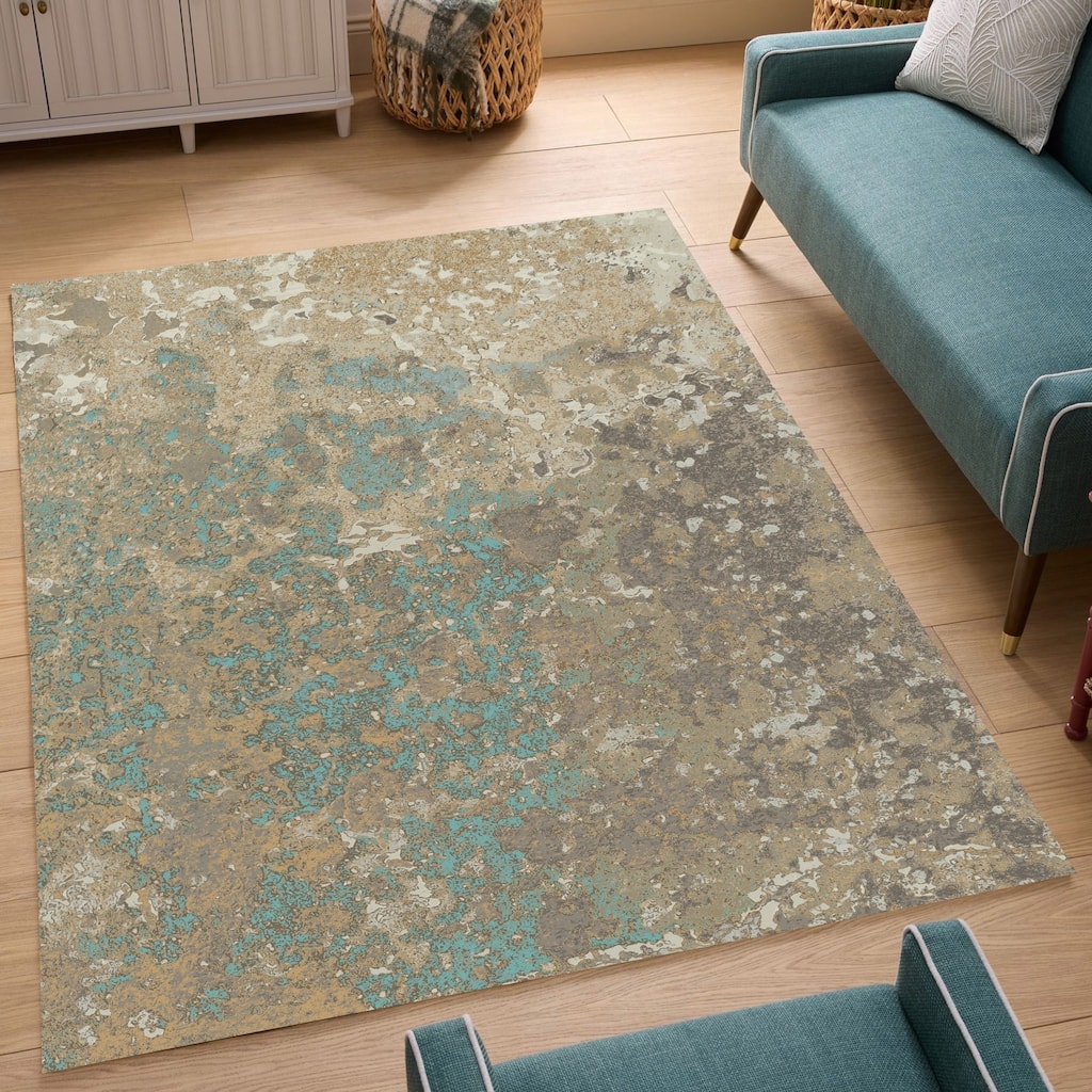 Modern Artistic Area Rug - 6' x 7'