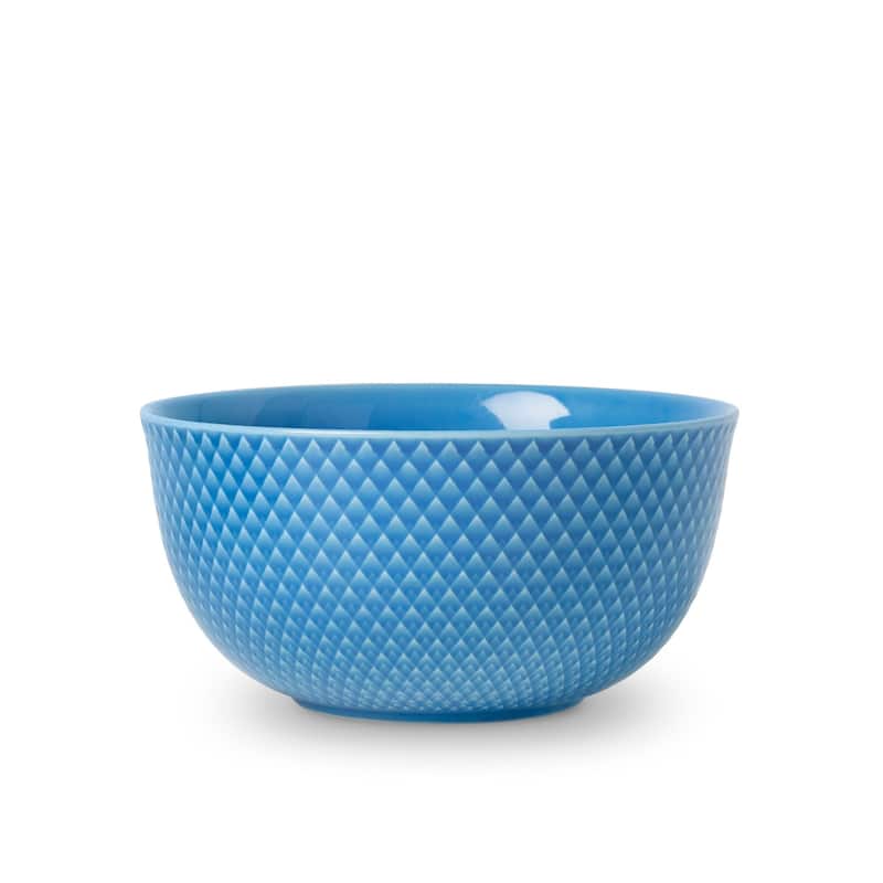Lyngby Porcelain Rhombe Color Serving Bowl - 6.9" D x 3.5" H