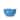 Lyngby Porcelæn Rhombe Color Serving Bowl, Blue - Ø: 6.9"