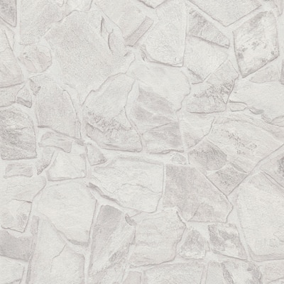 Galerie Wallcoverings Bricks and More Collection Slate Stone Wall Matte Finish Vinyl on Non-woven Wallpaper Roll