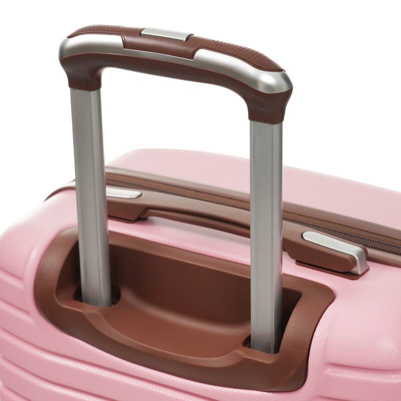 3 Piece Carry on Luggage Set, ABS Hardshell Lightweight Durable Suitcase with Wheels and Duffel Bag & Toiletry Bag, for Travel