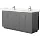 Option Dark Gray / Giotto Quartz Top / Brushed Nickel