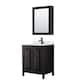Option Dark Espresso / Giotto Quartz Top / Matte Black