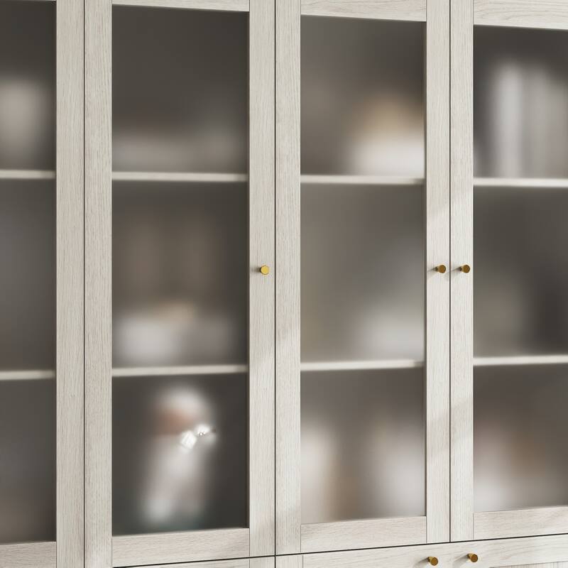 Elegant White Modular Bookcase: Stylish and Flexible Storage Solution for Your Home