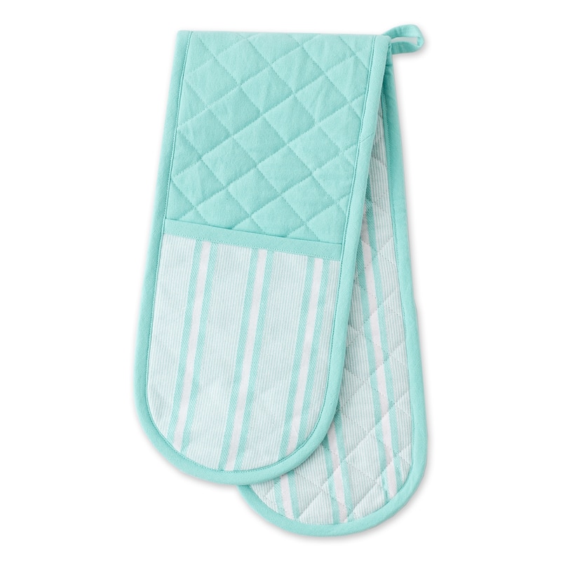 Chef Stripe Double Oven Mitt