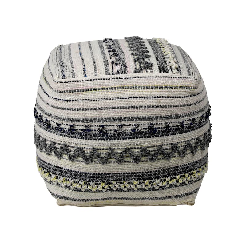 Ember Upholstered Ottoman, Grey