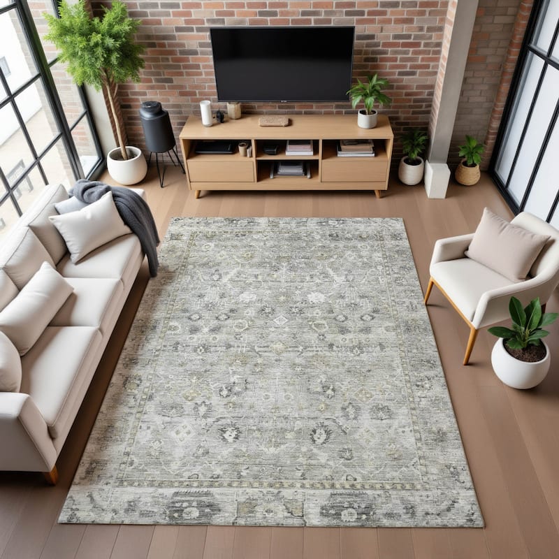 Premium Washable Super Soft Vintage Traditional Mayfield Rug
