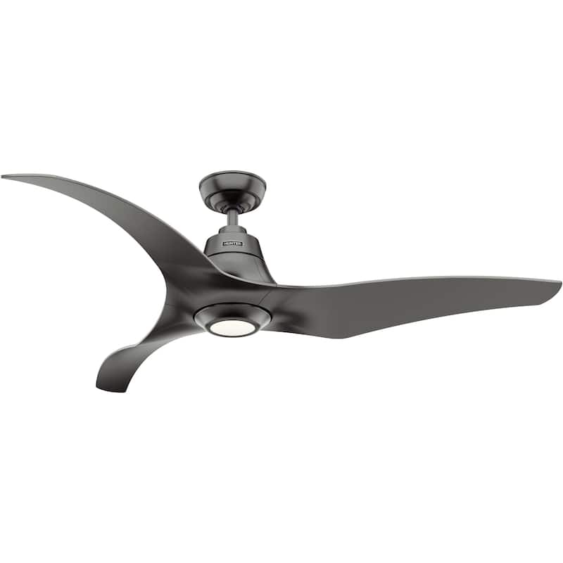 Hunter Arwen 60" ENERGY STAR Outdoor Ceiling Fan with LED Light and Handheld Remote - Damp Rated!