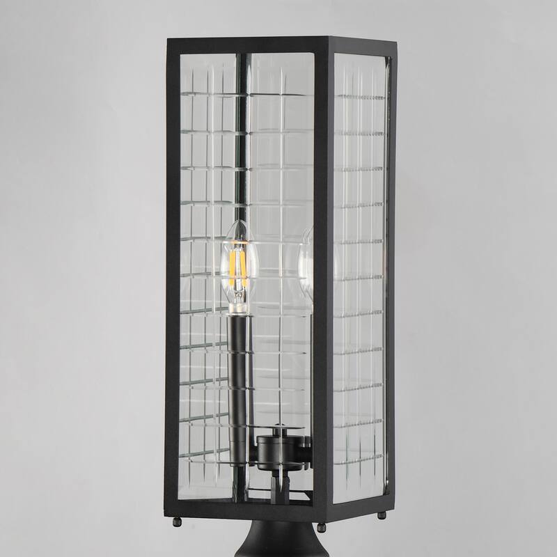 Maxim 30699CL Magnus 2 Light 20" Tall Post Lantern