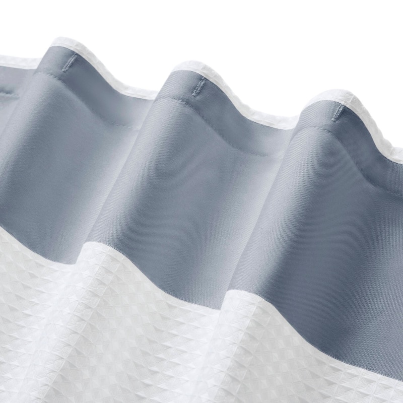 Madison Park Spa Waffle Shower Curtain with 3M Treatment