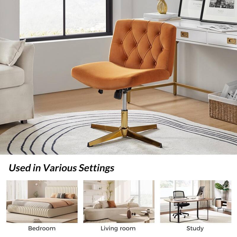 Alfons 360-Degree Swivel & Height Adjustable Task Chair by HULALA HOME