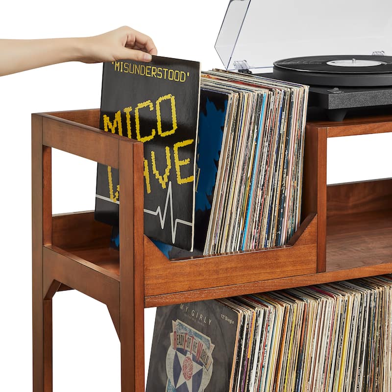 Crosley Asheville Large Record Storage Console