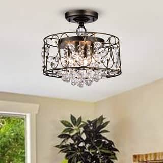 Delara Cluster Drum 4-light Semi Flush Mount