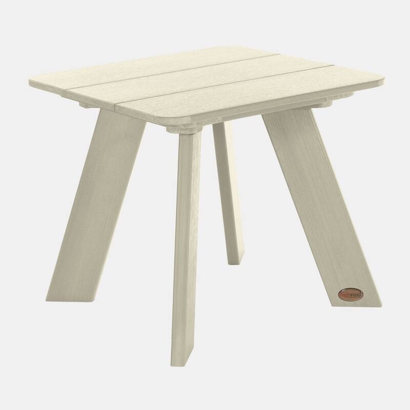 HIGHWOOD Modern Side Table - Whitewash