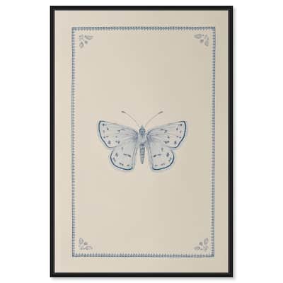 Blue Butterfly II Canvas by Art Remedy